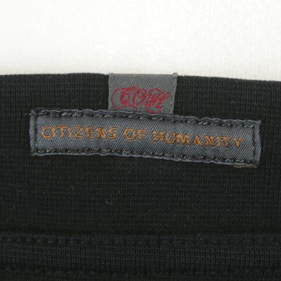 Citizens of Humanity Women's Size 30 Black Cotton Knit High Rise Pencil Skirt - Picture 6 of 12